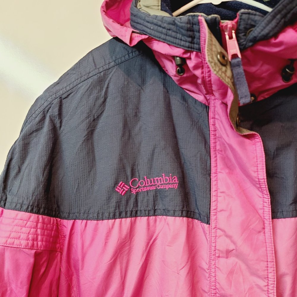 Vintage Columbia Jacket 90s Purple Blue Winter Ski Coat Womens Medium - Picture 3 of 15